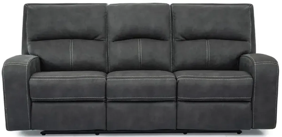 Parker House Polaris Collection Power Reclining Sofa in Slate Color