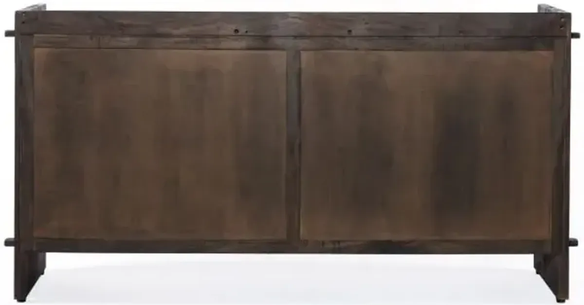 Home Trends Design Rio Carved Teak Wood Sideboard