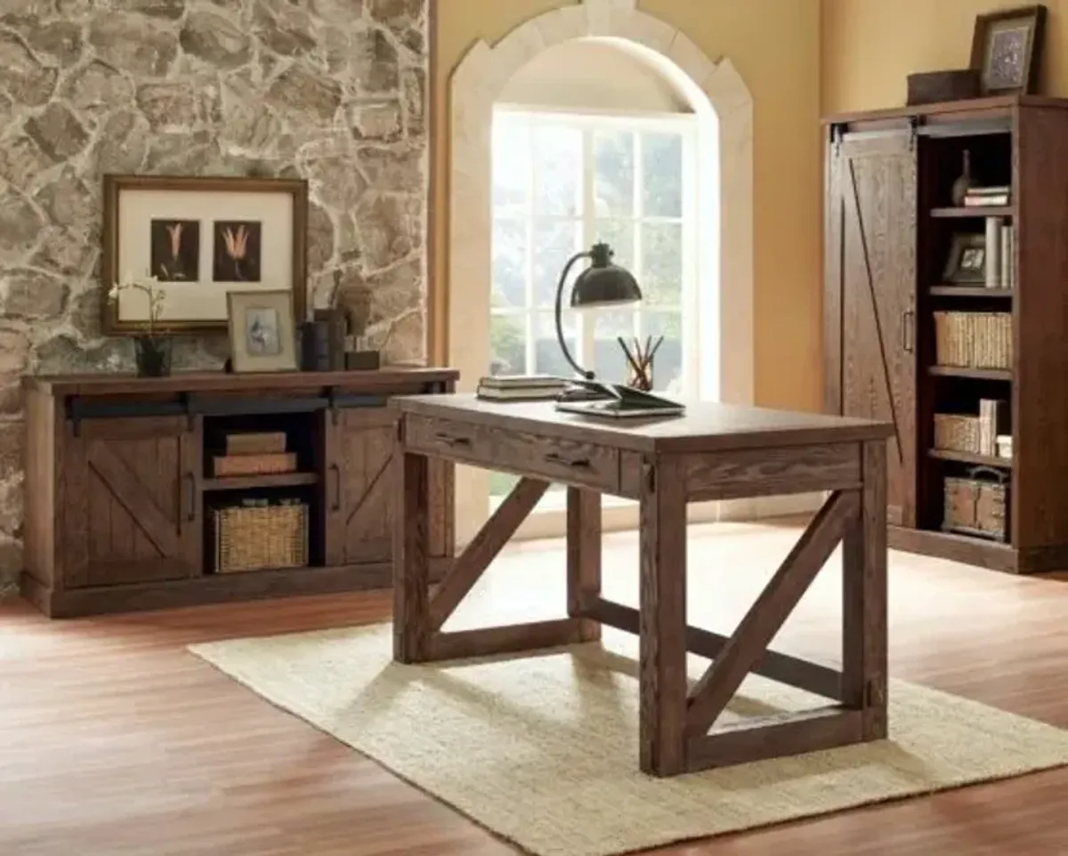 Martin Furniture Avondale Weathered Oak Writing Table