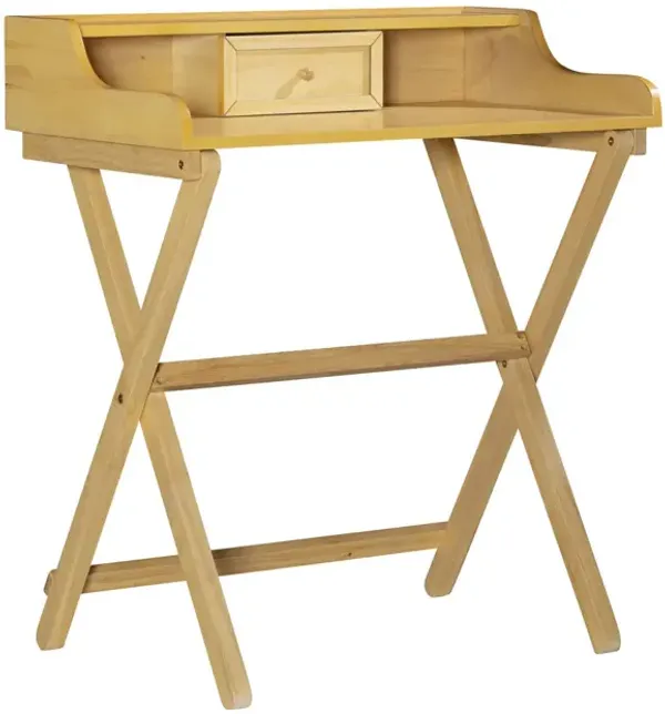 Linon Coy Natural Folding Desk