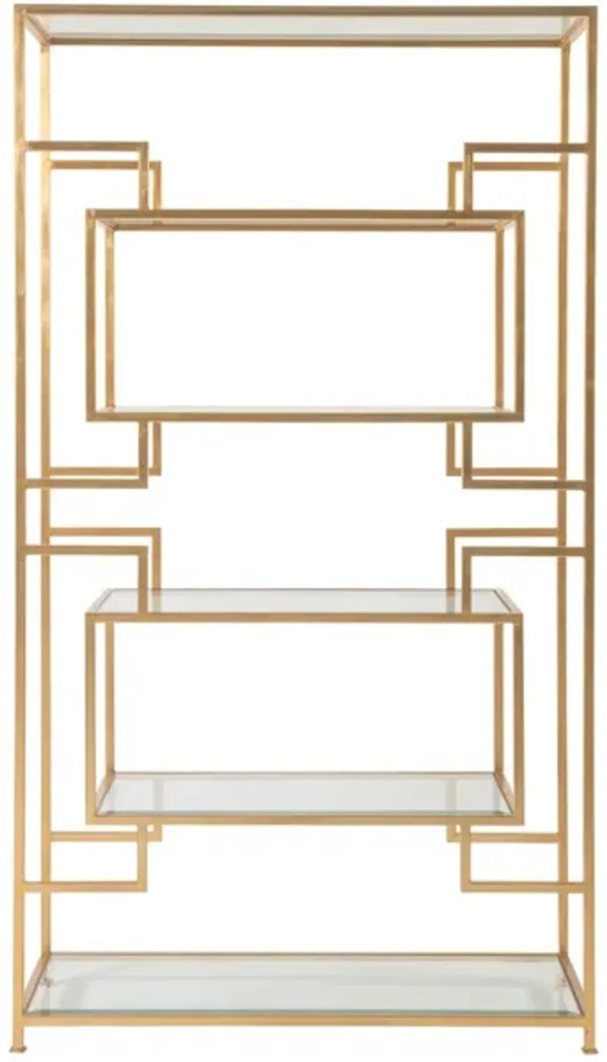 Artistica Home by Lexington Metal Designs Gold Leaf Metal Suspension Bookcase