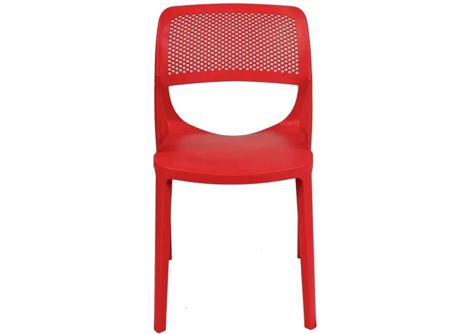 Rainbow Outdoor Mila Side Chair in Red