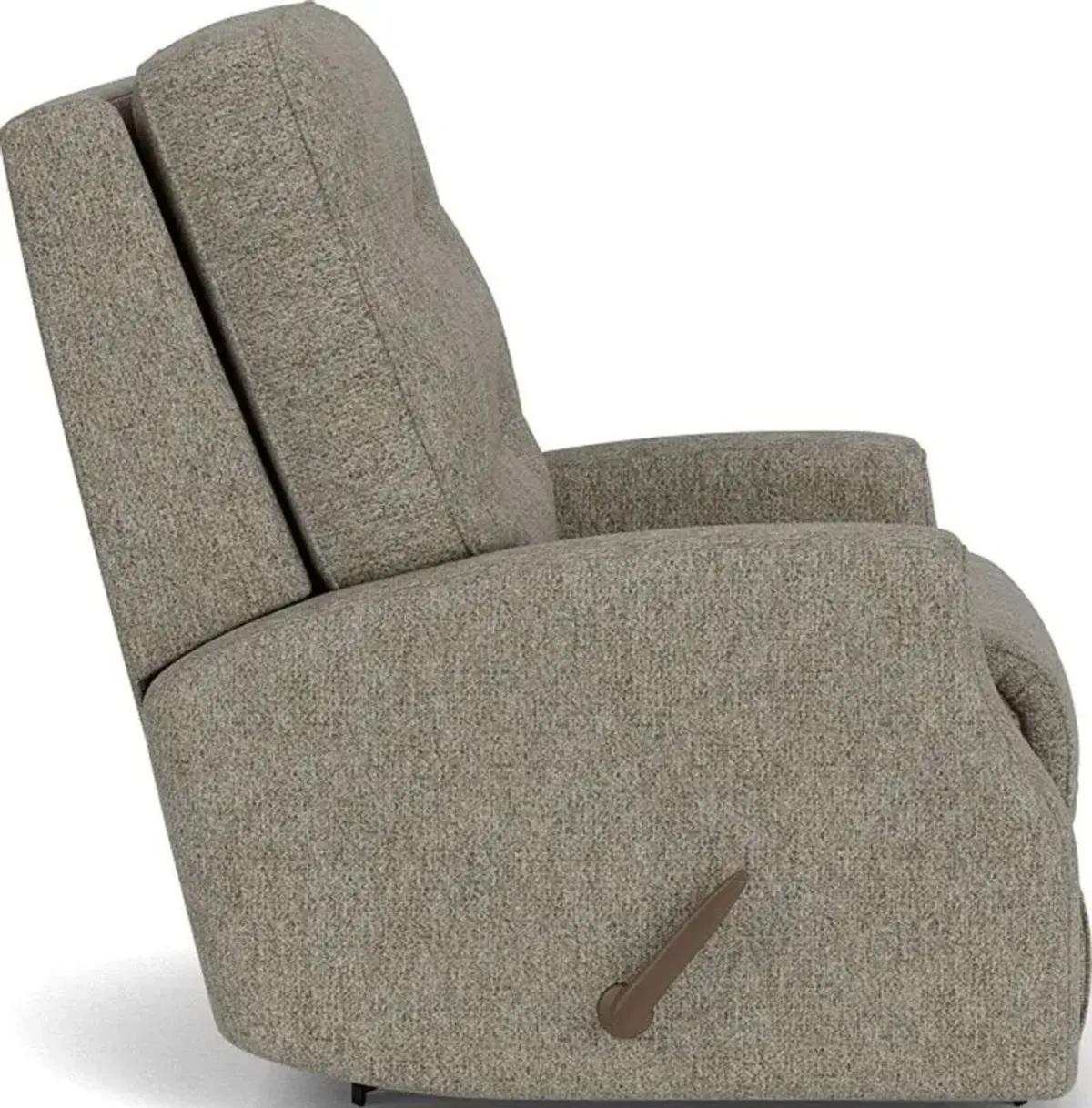 Flexsteel Devon Gray Vapor Rocking Manual Recliner