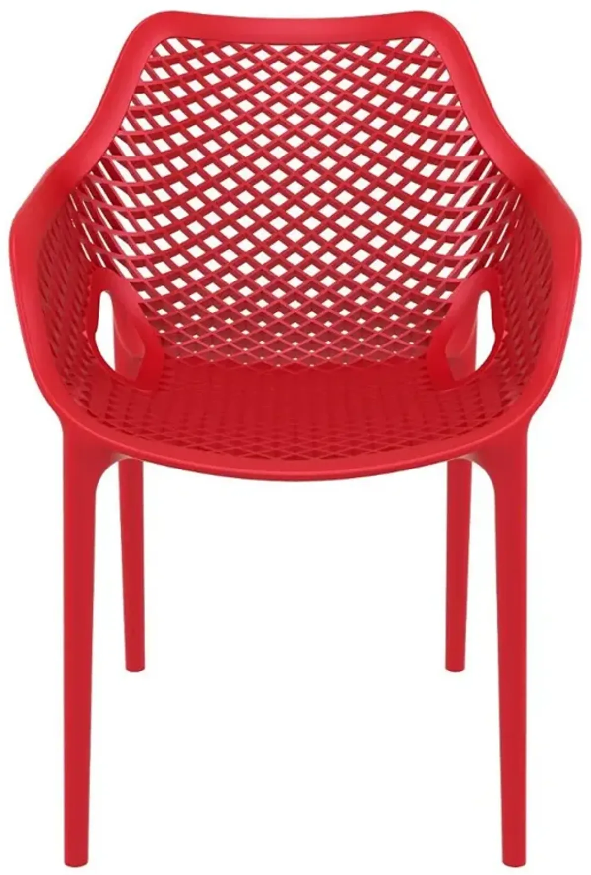 Compamia Air XL Outdoor Dining Arm Chair Red