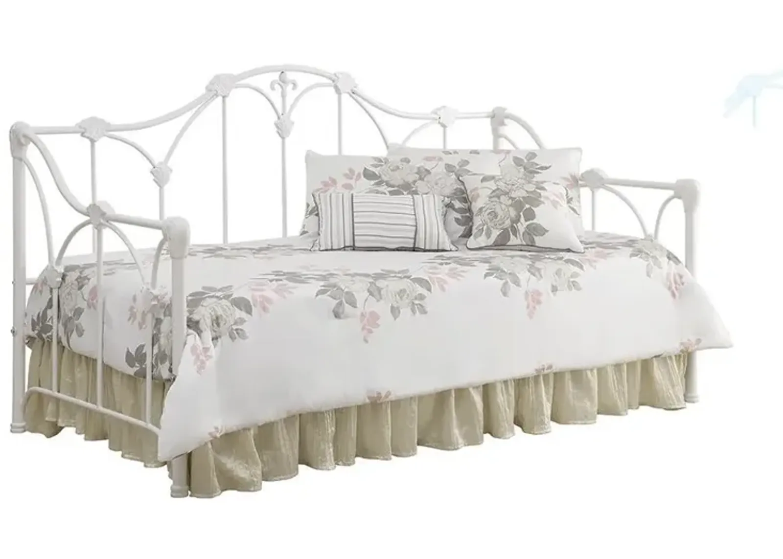 Coaster Halladay Metal Twin Daybed White