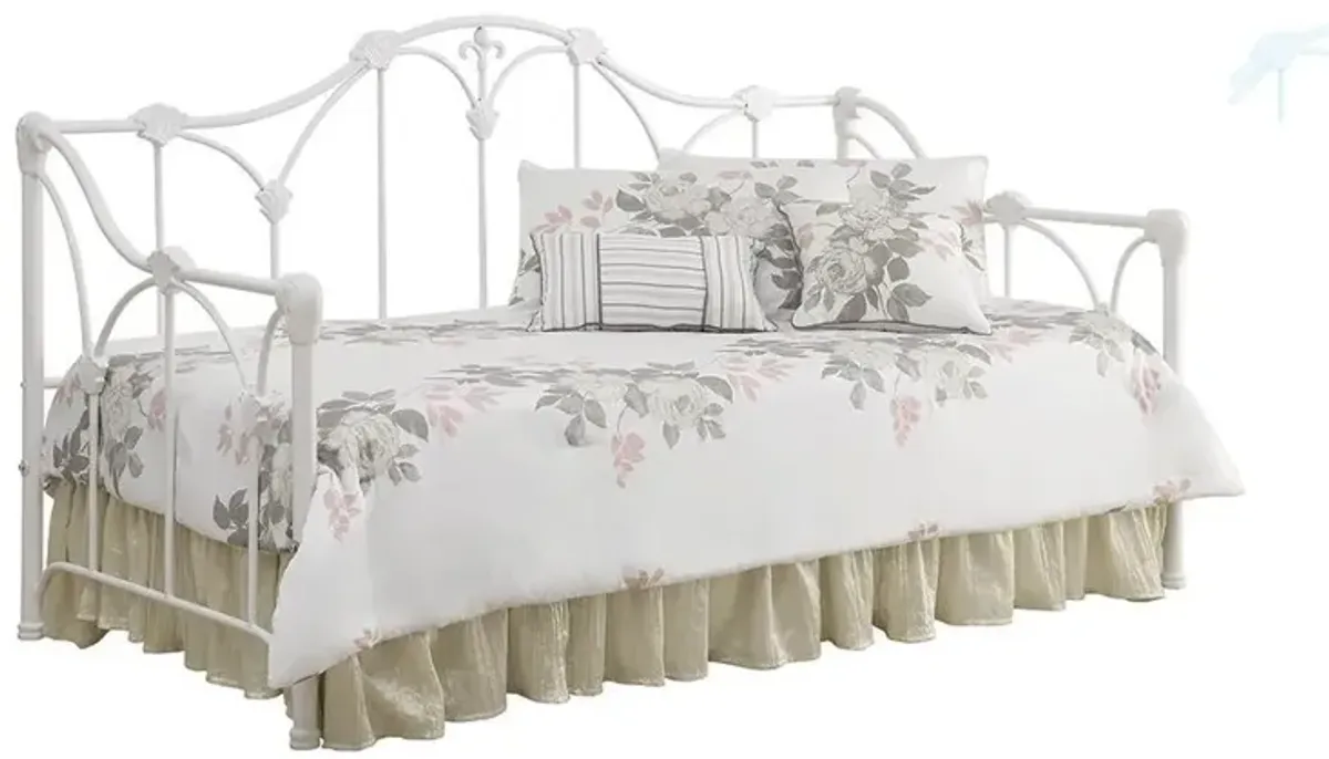 Coaster Halladay Metal Twin Daybed White