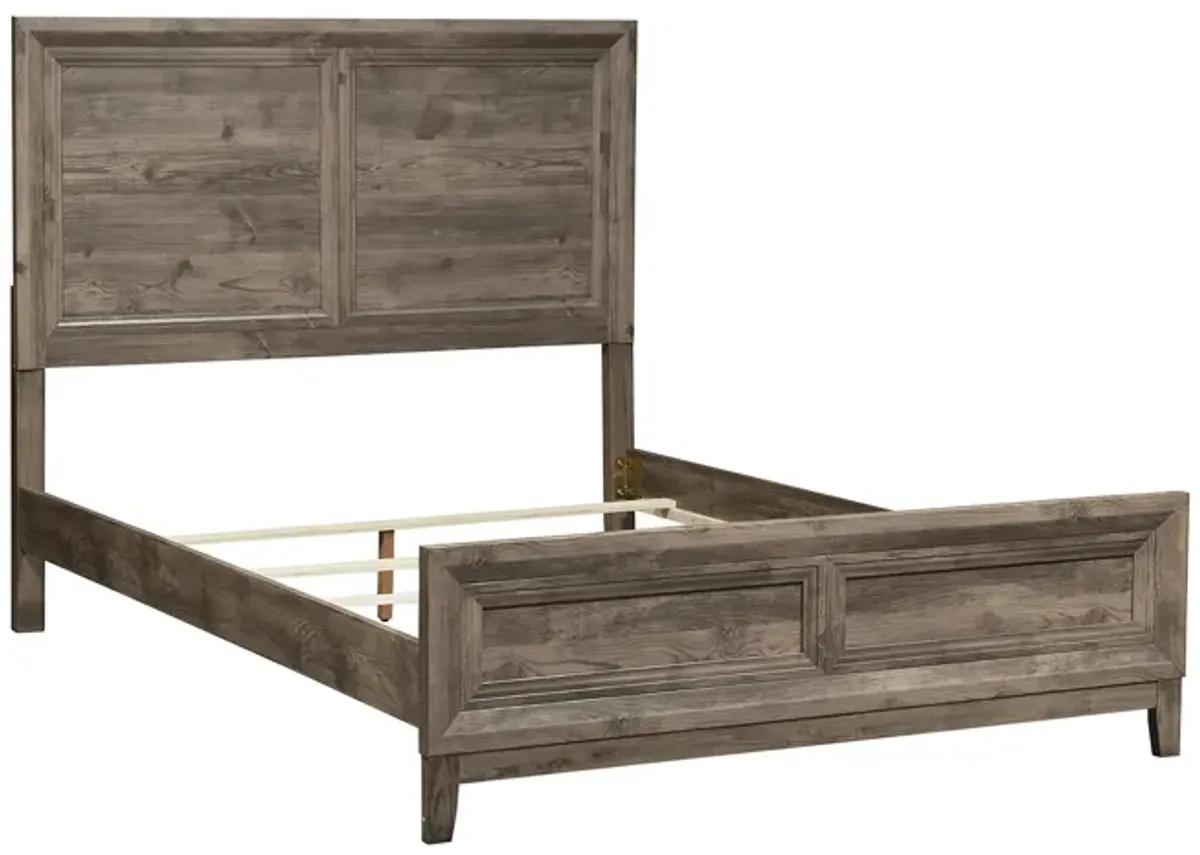 Liberty Furniture Complete King Bedroom Set Panel Bed, Dresser, Mirror, Chest & Nightstand Ridgecrest