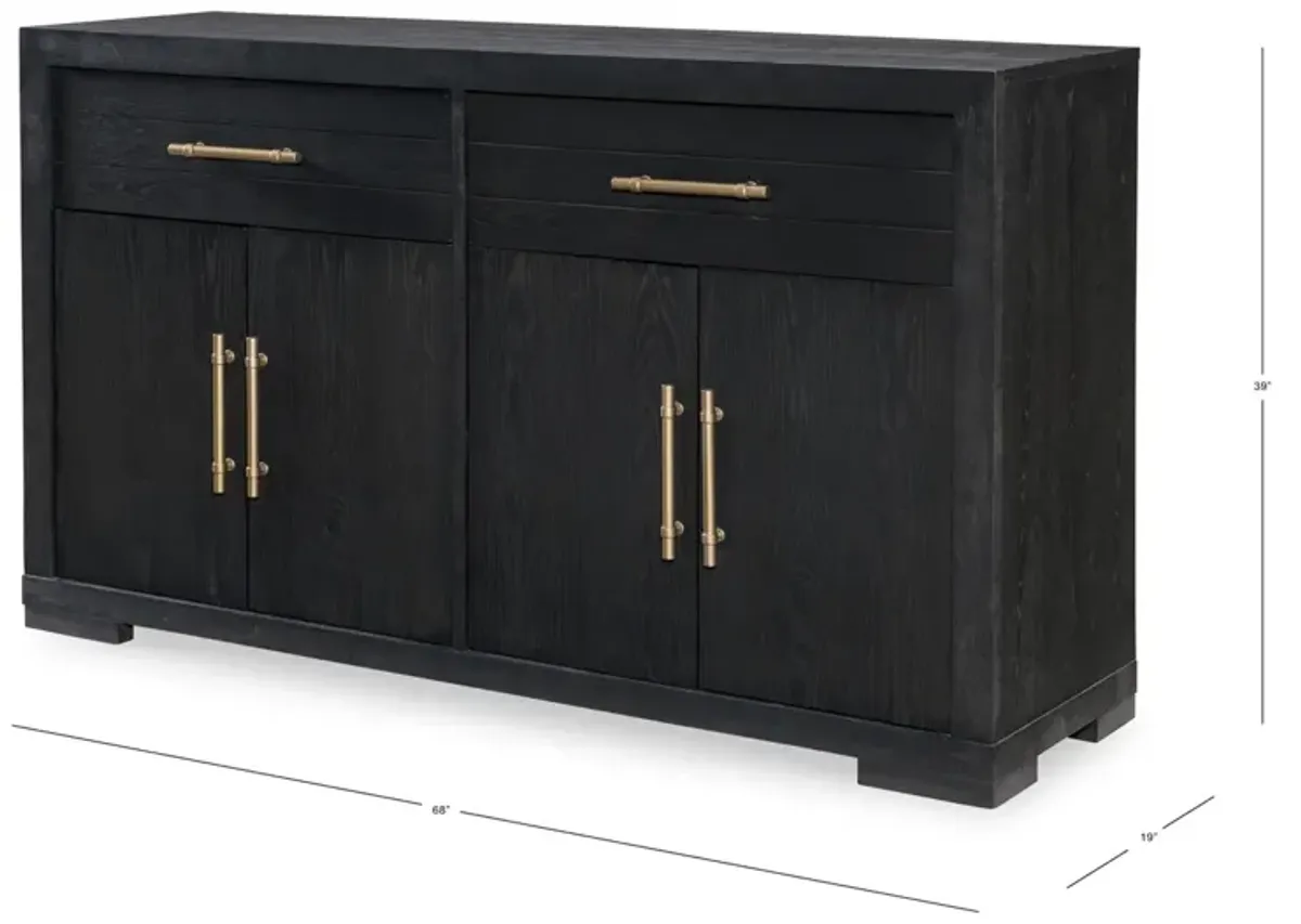 Legacy Classic Sideboard Dark Oak Finish Westwood Dark