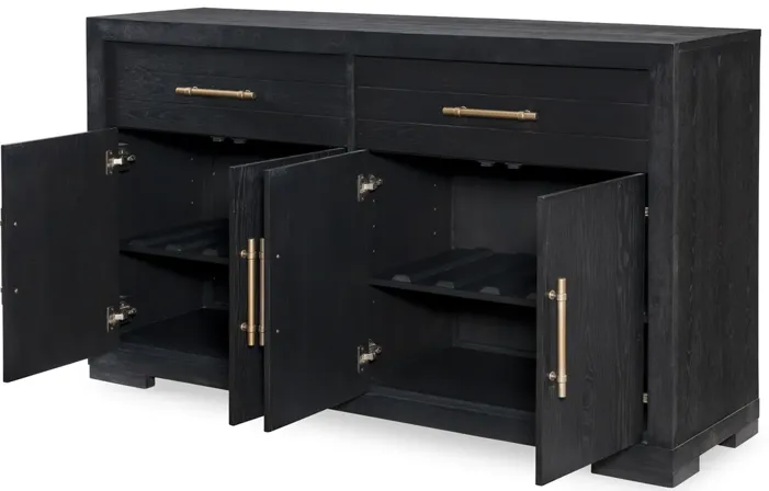 CREDENZA DARK OAK FINISH - WESTWOOD DARK