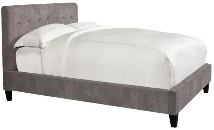 Jody Collection King Bed in Cornflower Grey Color