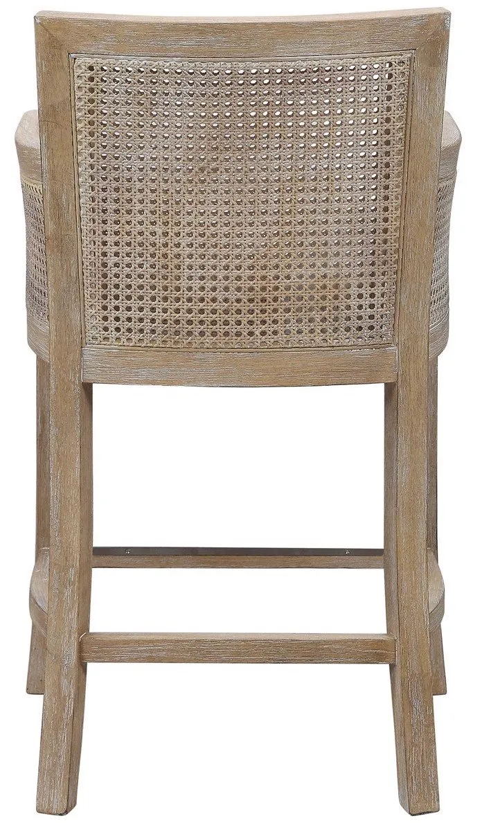 ENCORE OFF-WHITE NATURAL COUNTER HEIGHT STOOL