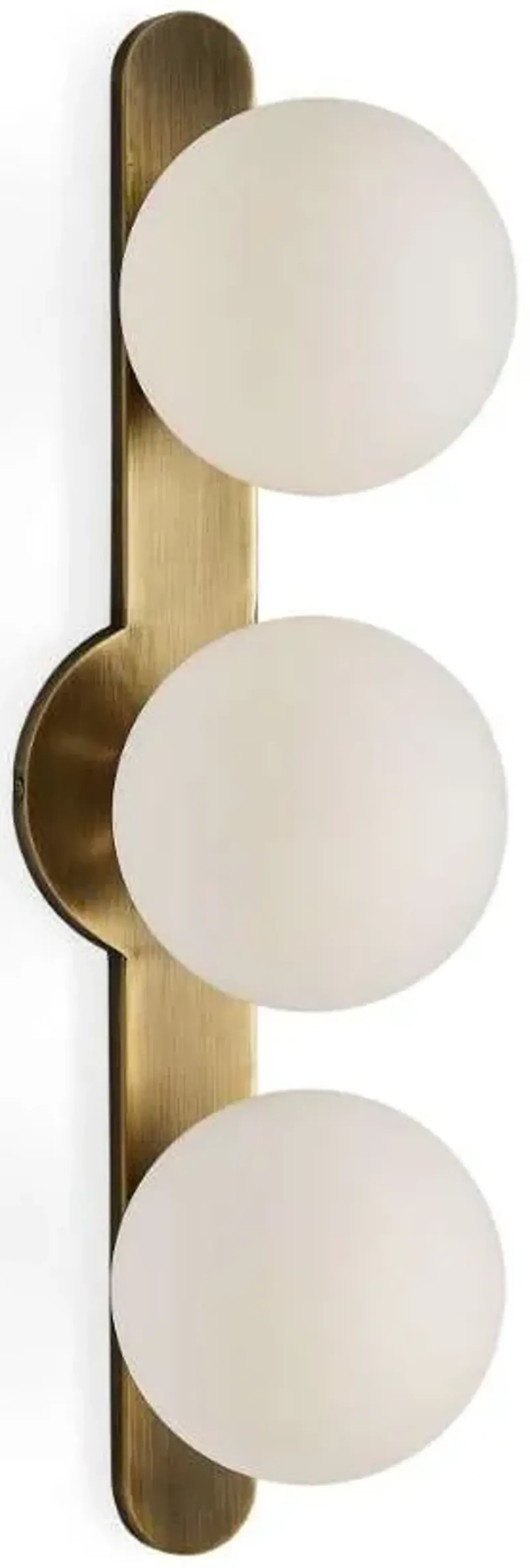 Uttermost Droplet Gold/White Sconce