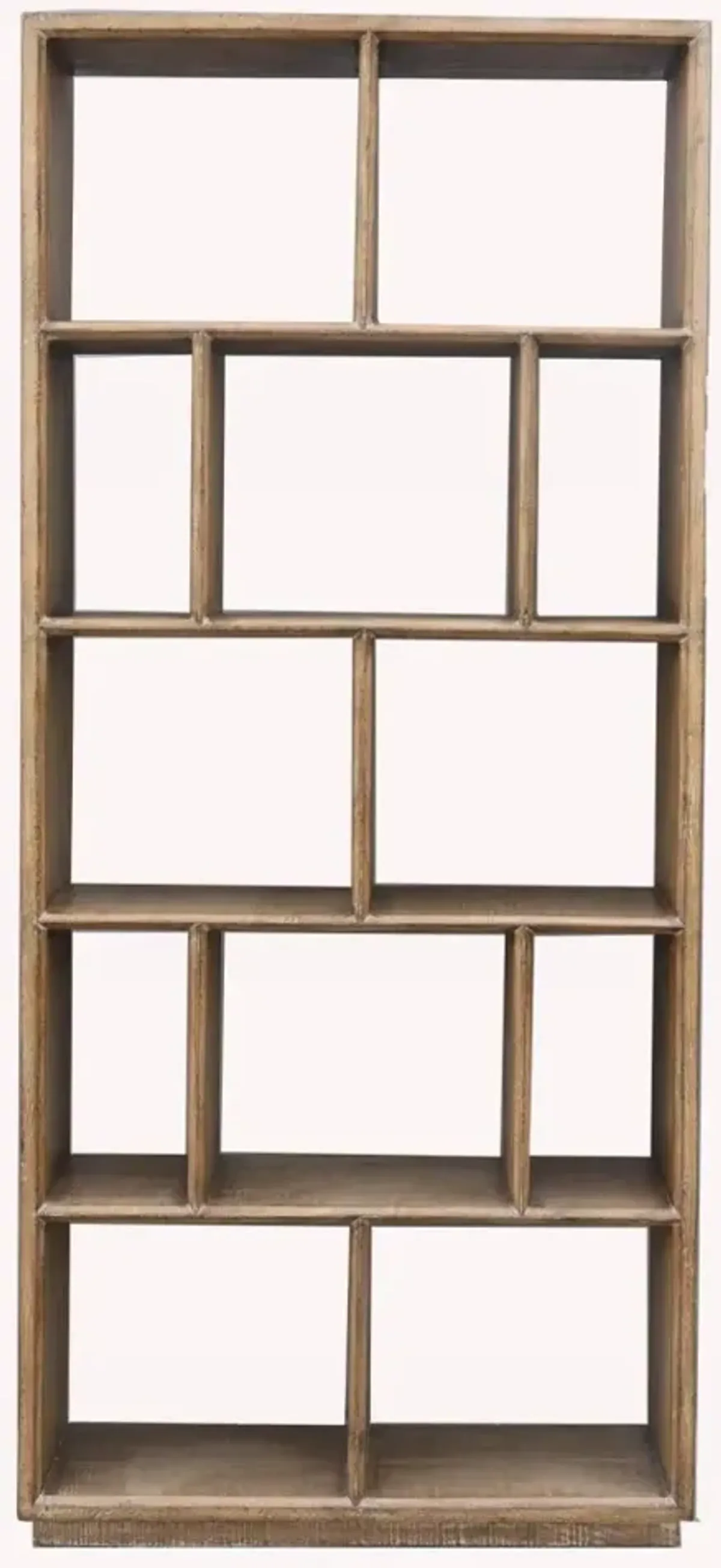 Nest Home Antique Natural Courtney Etagere/Bookshelf