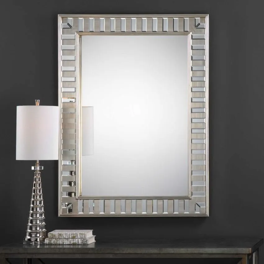 LANESTER SILVER LEAF MIRROR