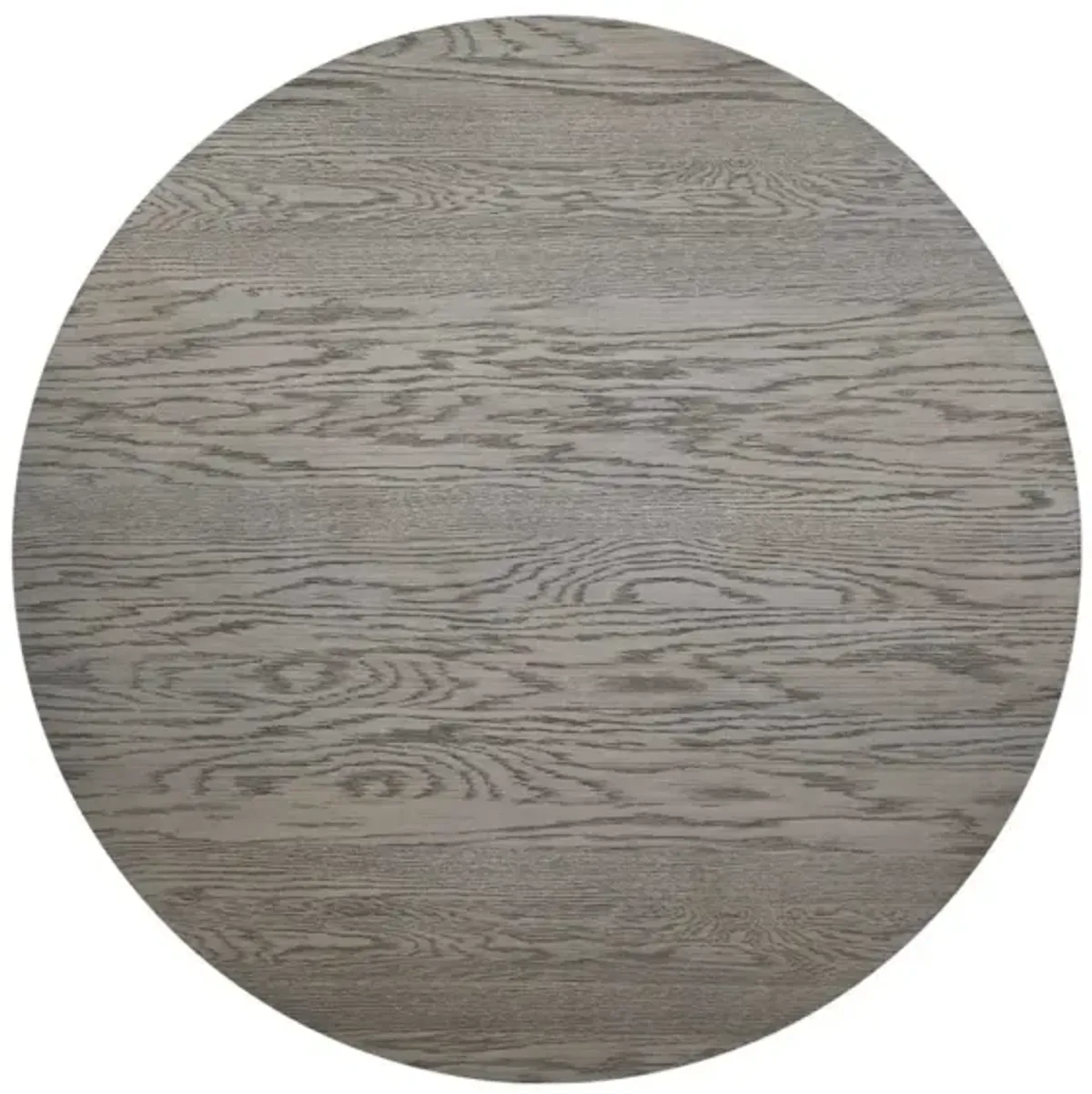 Steve Silver Molly 48-Inch Round Dining Table In Washed Gray Oak Finish