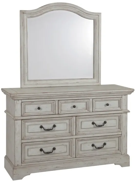 STONEBROOK LIGHT DISTRESSED ANTIQUE GRAY STONEBROOK KIDS/TEENS MIRROR