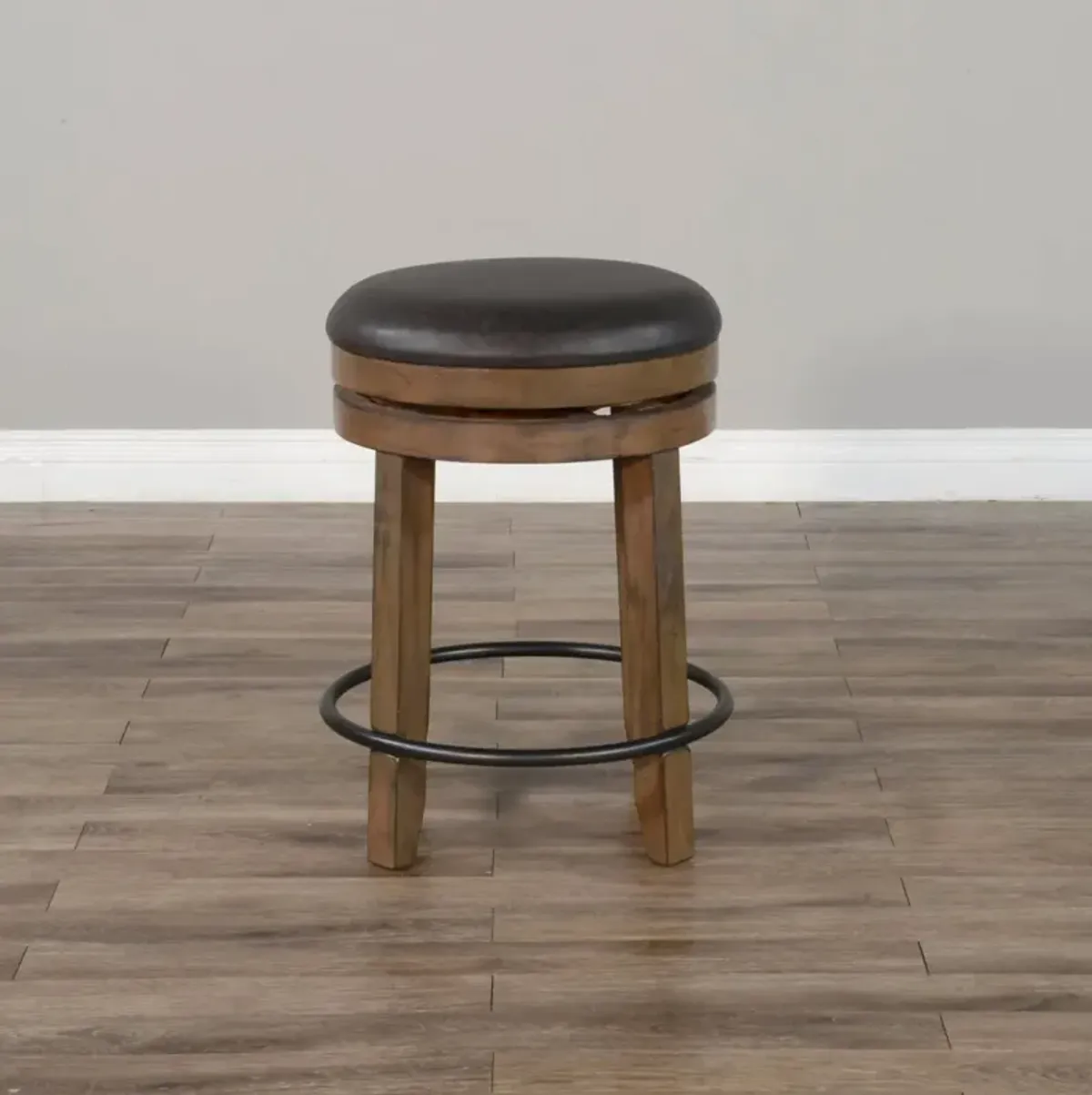 Sunny Designs Doe Valley Buckskin Swivel Stool