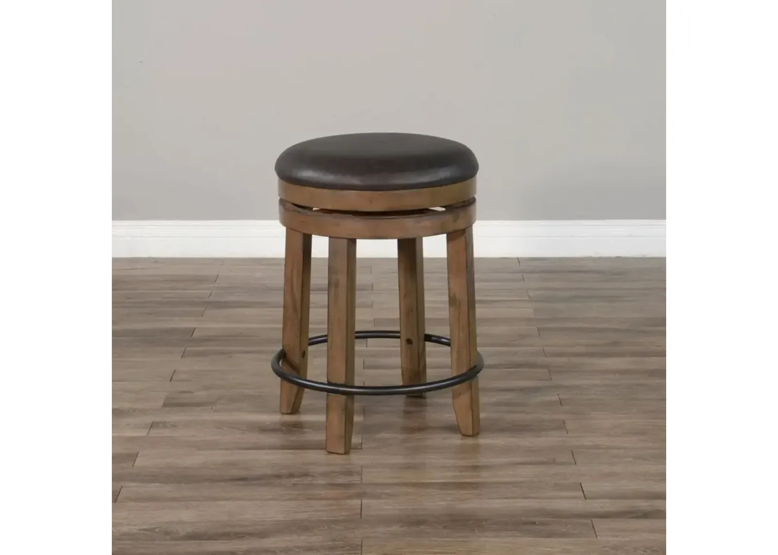 Sunny Designs Doe Valley Buckskin Swivel Stool