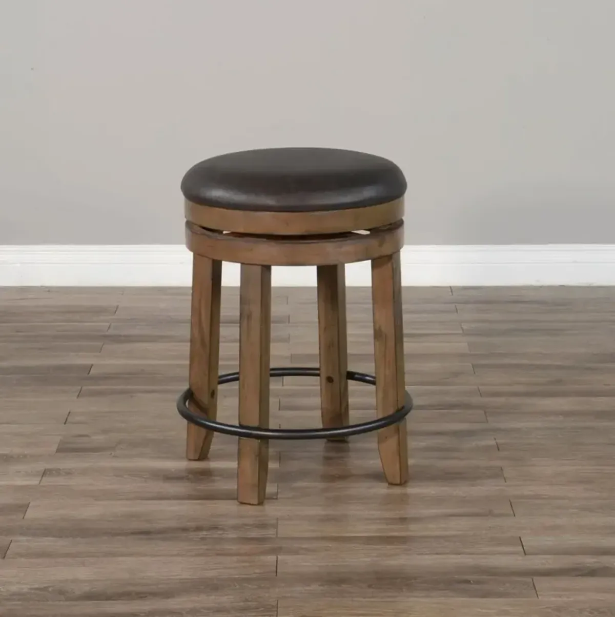 Sunny Designs Doe Valley Buckskin Swivel Stool