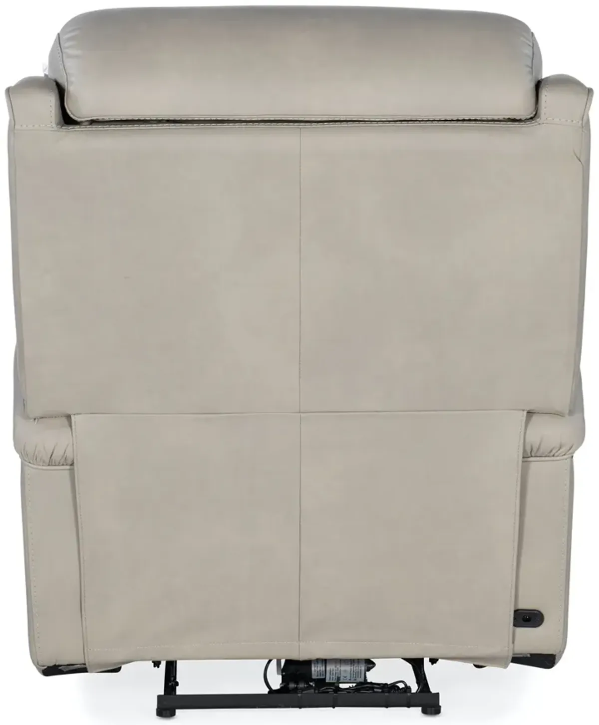 Hooker Furniture Rhea Sahara Ash Zero Gravity Power Leather Recliner with Power Headrest