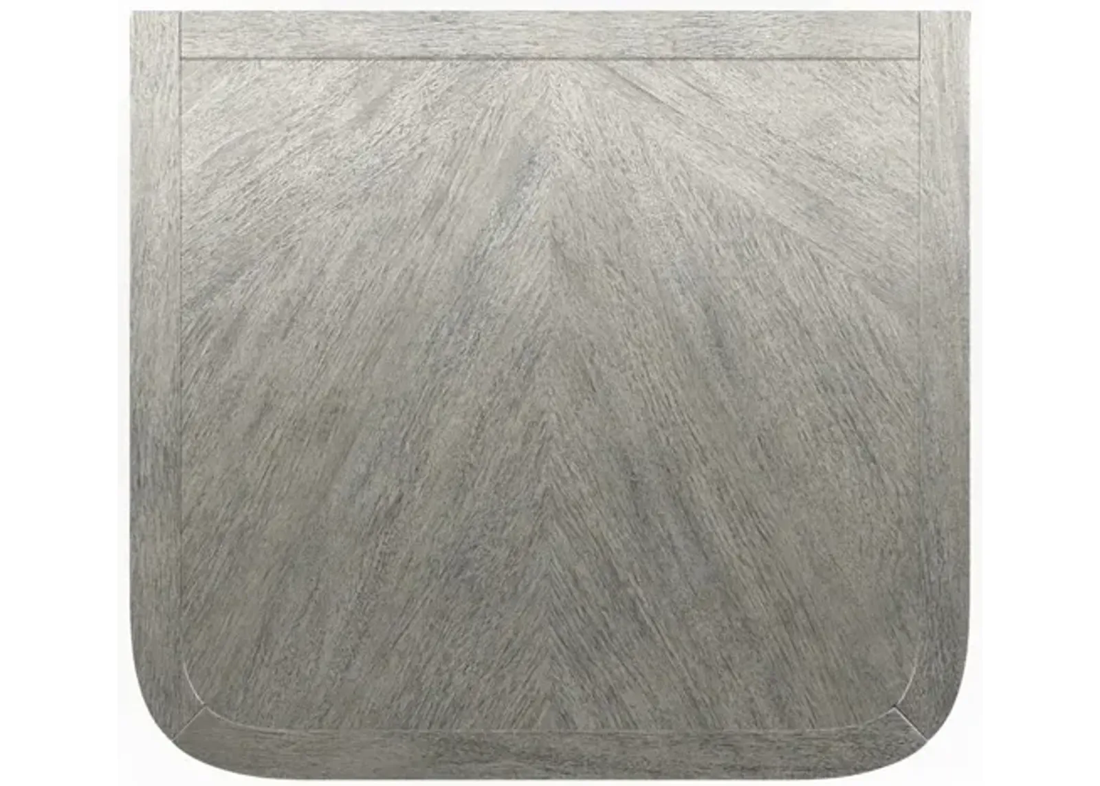 Casa Inspirata Cannello End Table in Argento Medium Grey Wood Finish