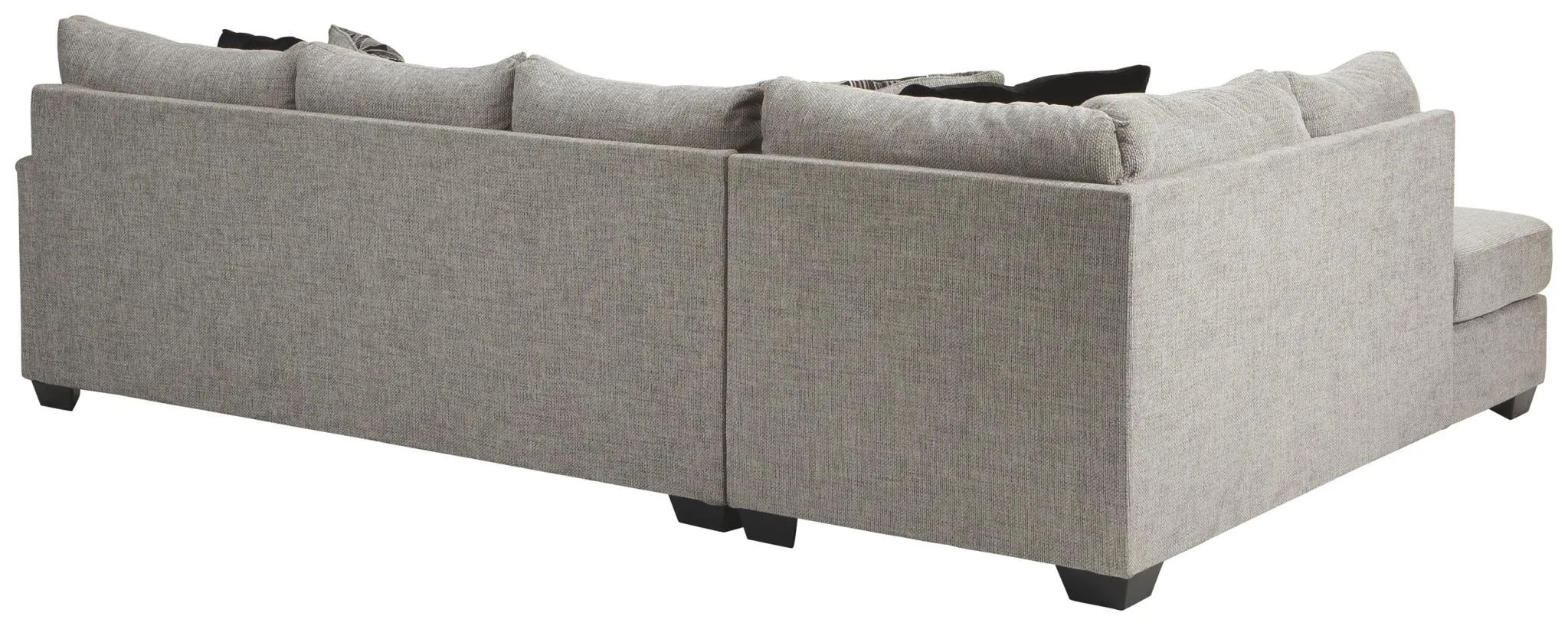 MEGGINSON 2-PIECE SECTIONAL WITH CHAISE STORM BENCHCRAFT