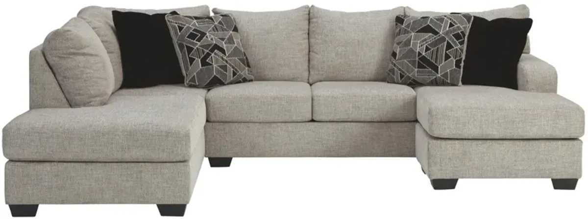 Ashley Megginson 2-Piece Sectional with Chaise Left-Arm Facing Storm