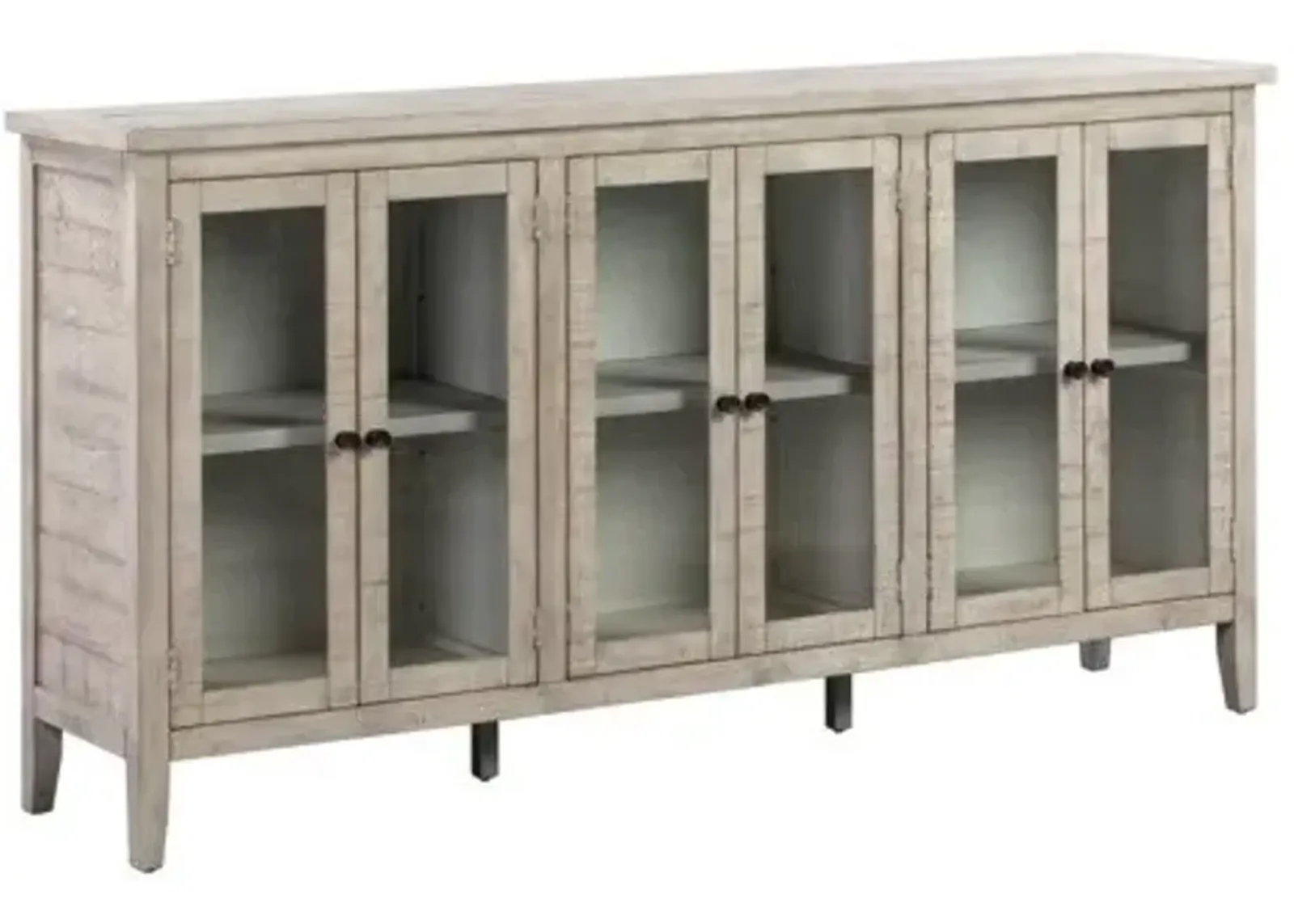 Crestview Pembroke Plantation Recycled Pine Hudson Tall Sideboard