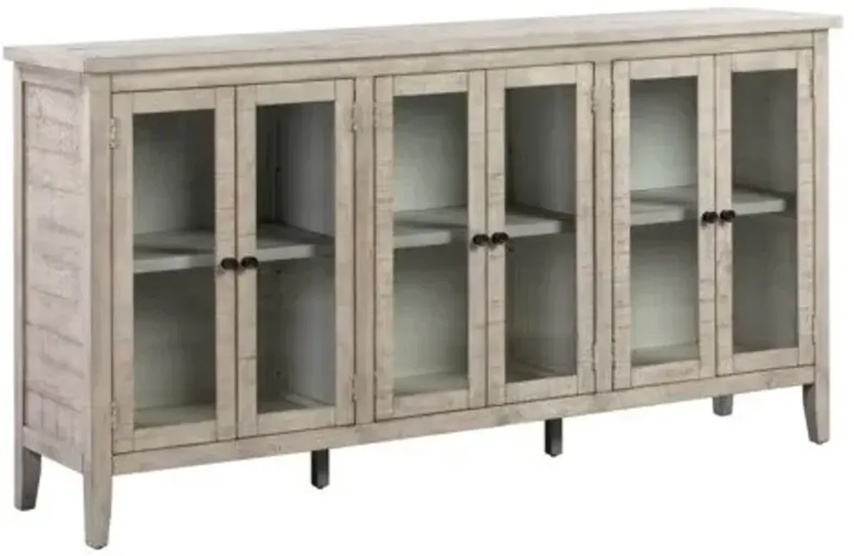 Crestview Pembroke Plantation Recycled Pine Hudson Tall Sideboard