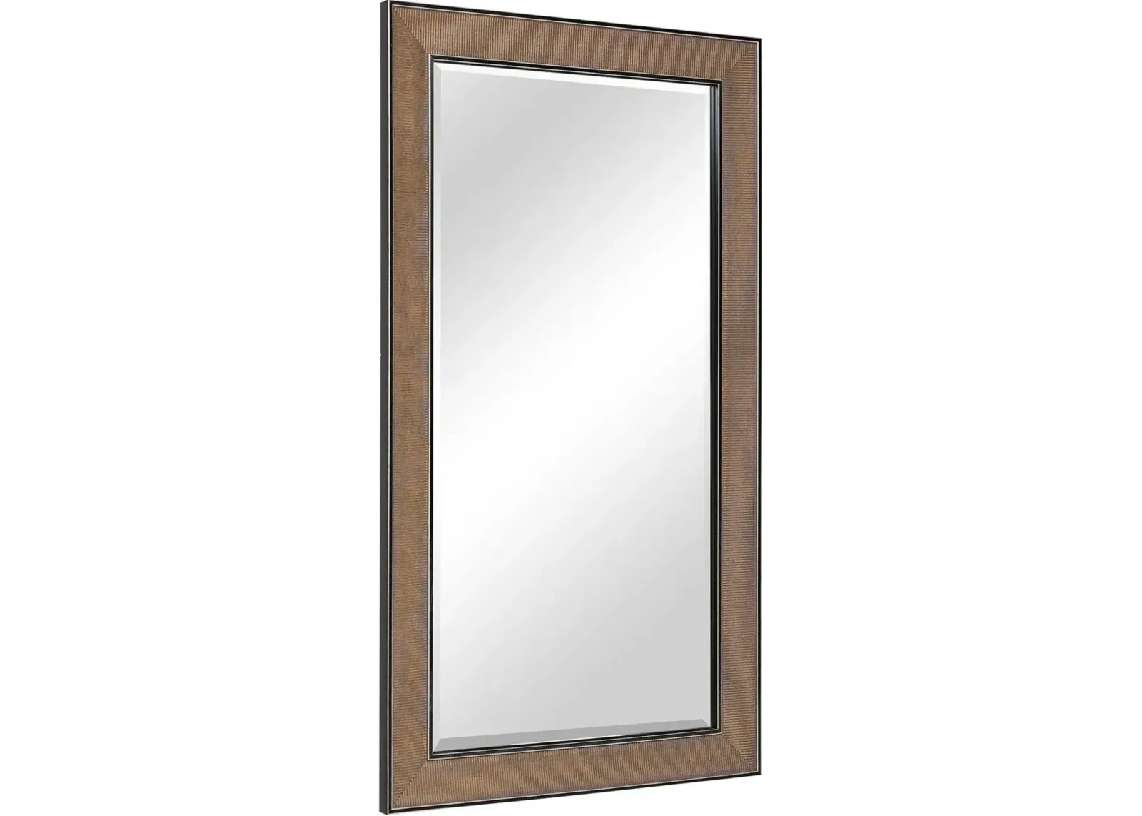 Uttermost Valles Antiqued Gold & Rust Glaze Mirror