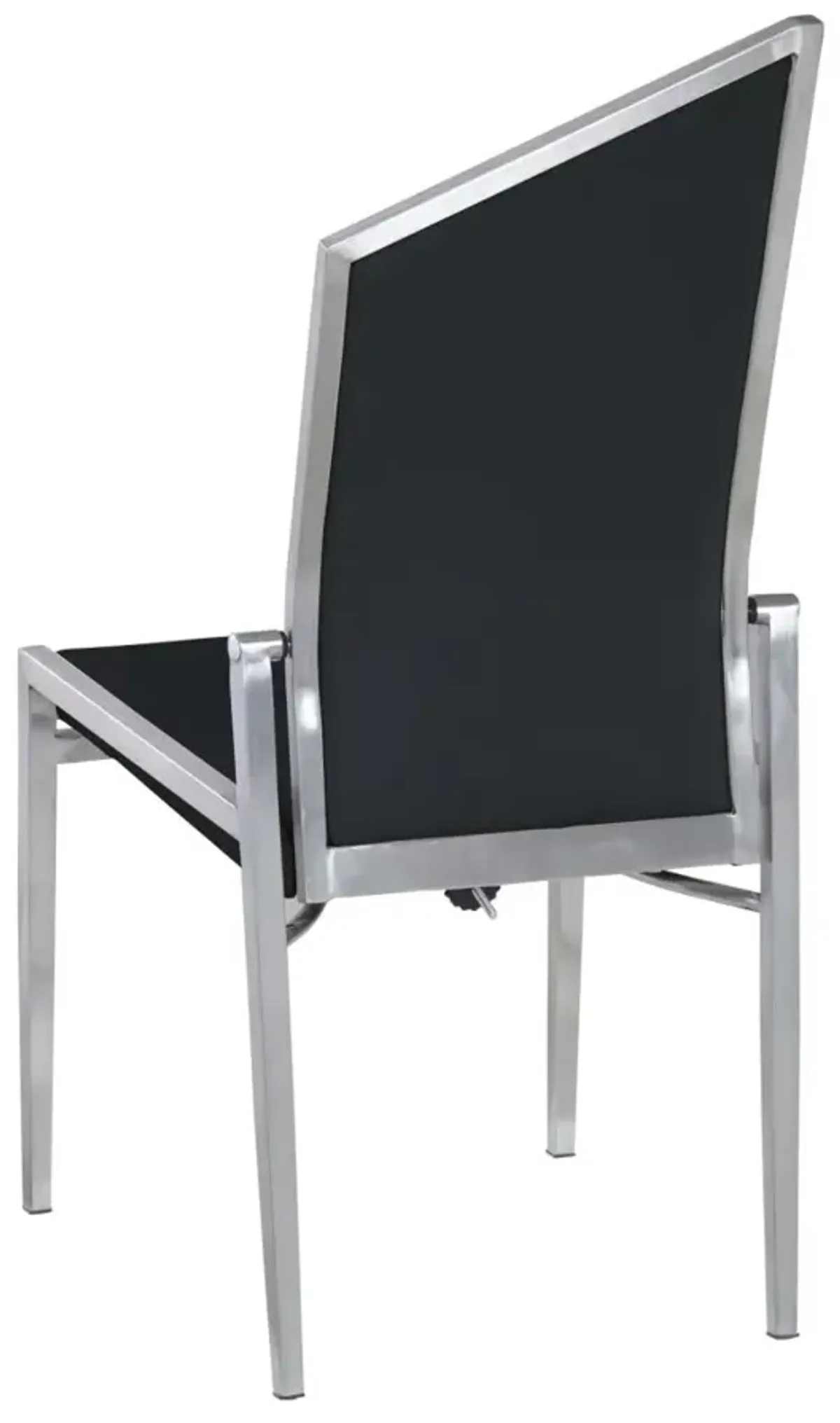 Chintaly Nala Black Contemporary Motion-Back Side Chair