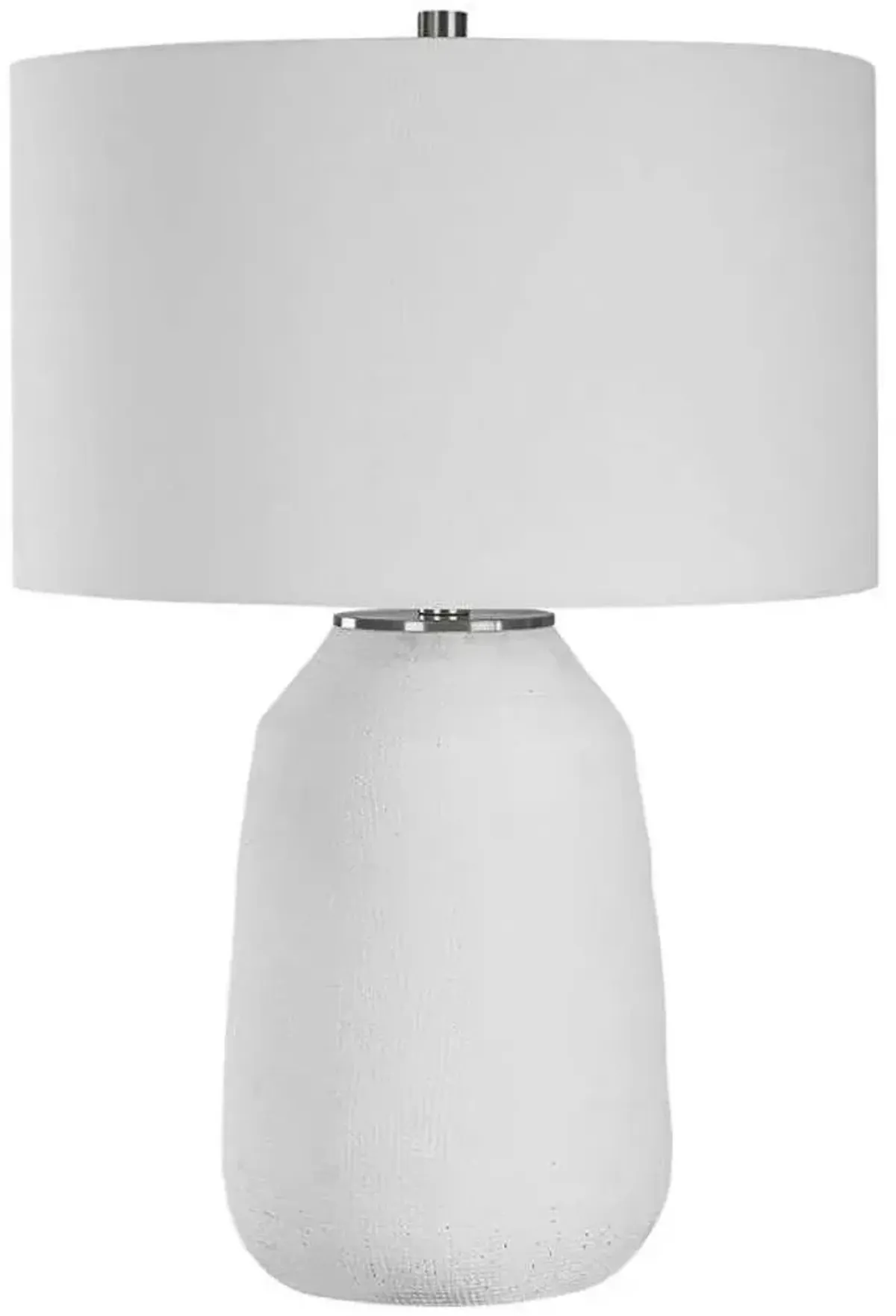 Uttermost Heir Chalk White Table Lamp