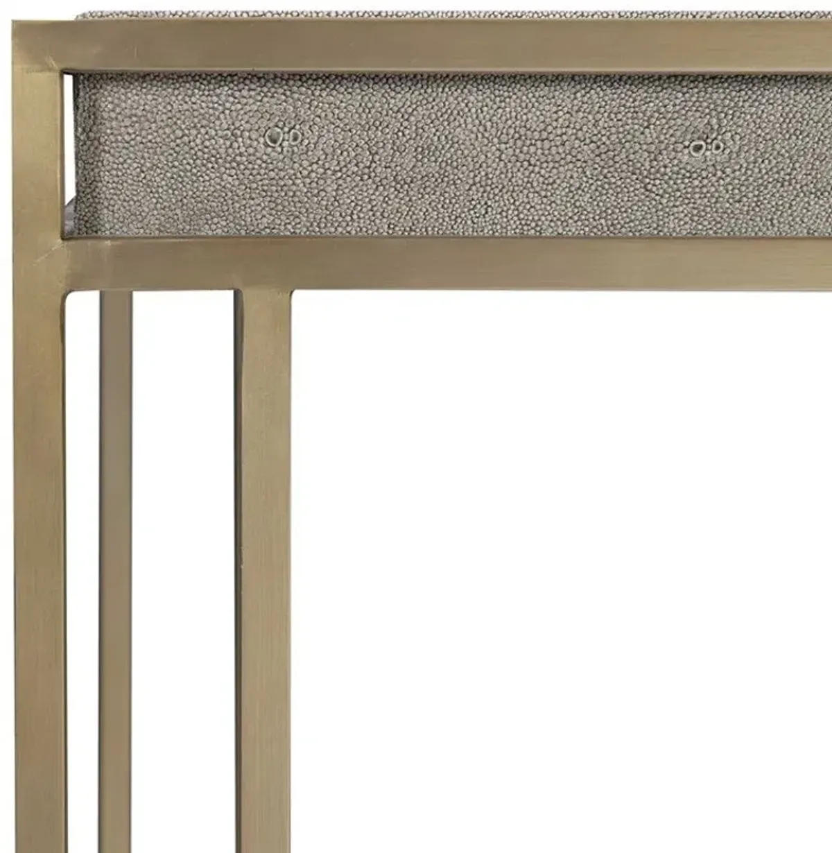 Uttermost Cardew Charcoal Gray Console Table