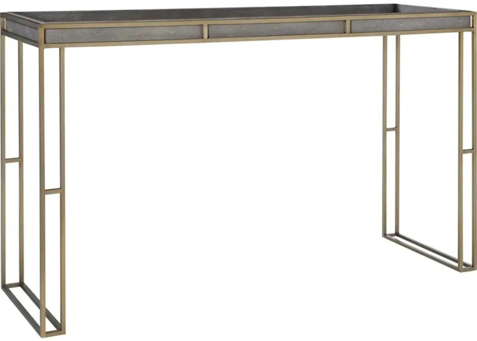 Uttermost Cardew Charcoal Gray Console Table