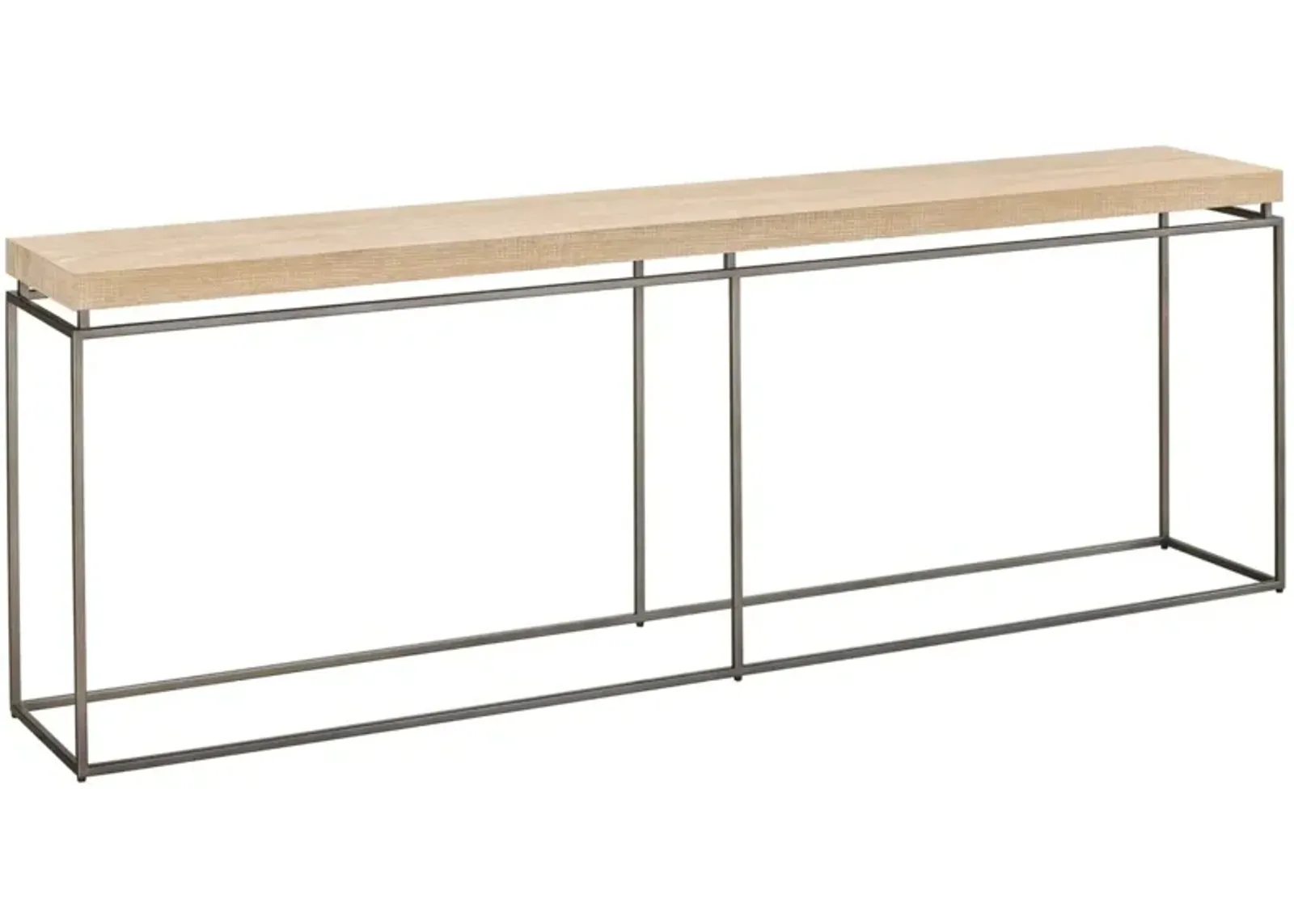 MODERN FARMHOUSE WATTS BEIGE/PEPPER CONSOLE TABLE