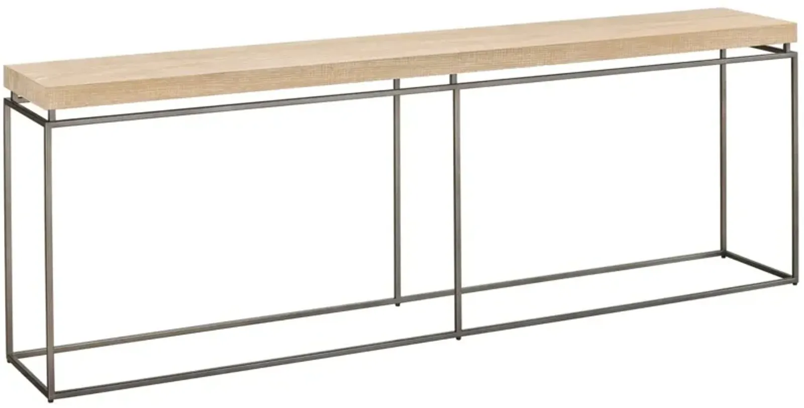 Universal Modern Farmhouse Watts Beige/Pepper Console Table