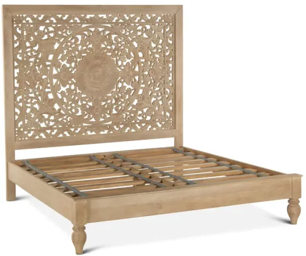 Home Trends Design Taj Mango Wood Queen Bed