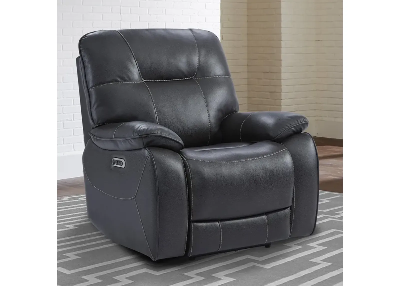 Parker House Axel Collection Power Recliner in Ozone