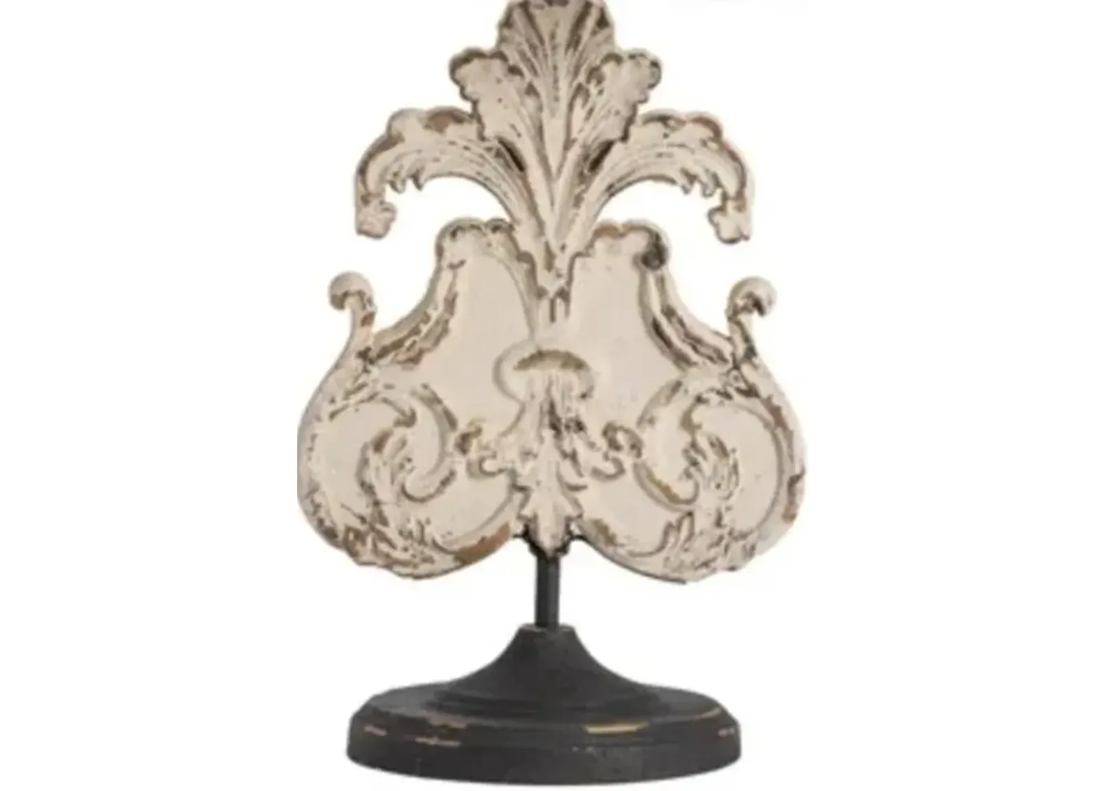 Crestview De'Posh Beige/Black Table Lamp