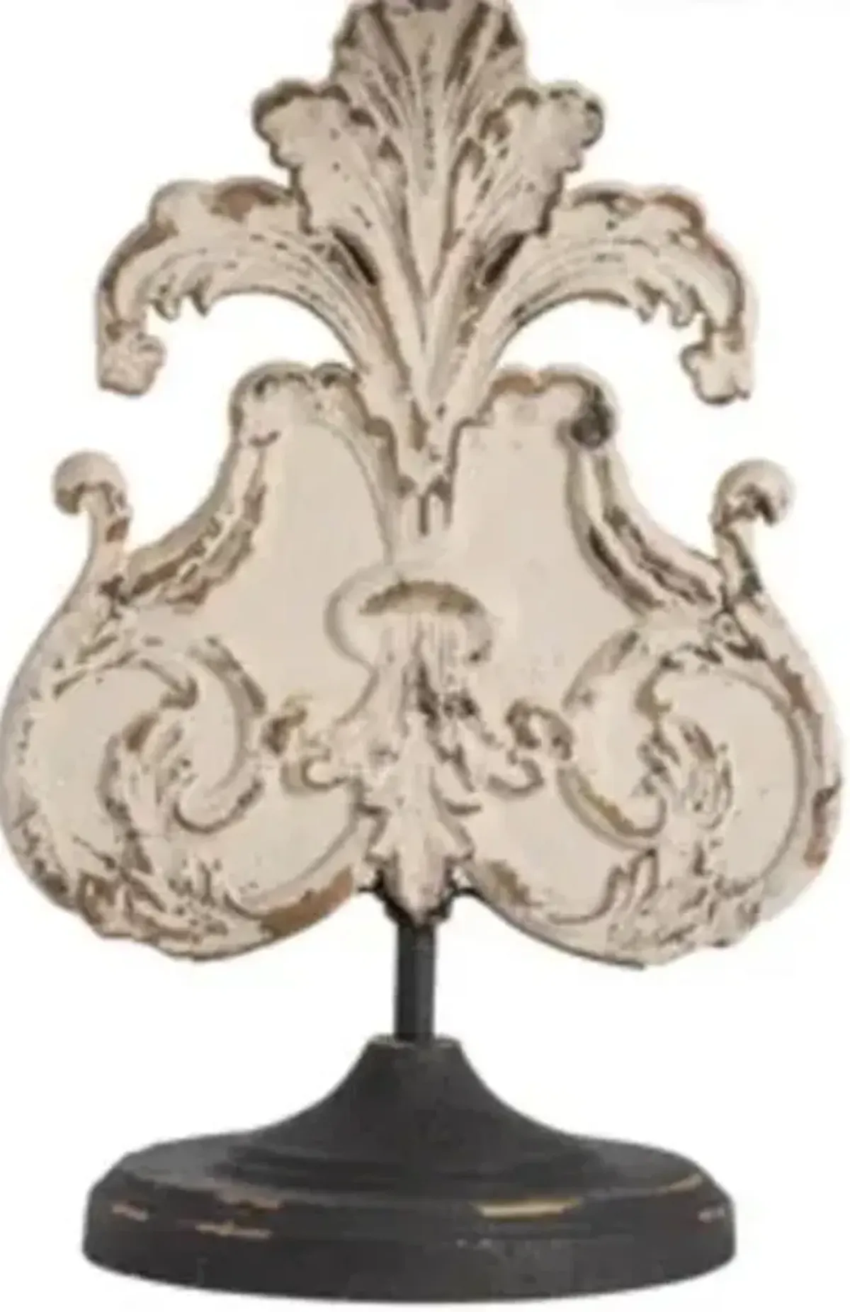 Crestview De'Posh Beige/Black Table Lamp