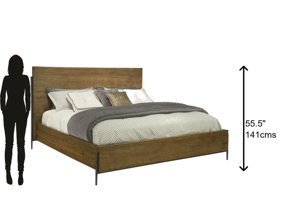 KING PANEL BED