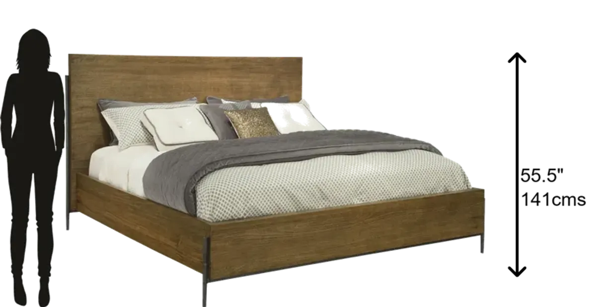 Hekman King Panel Bed Mango Solids Bedford Park