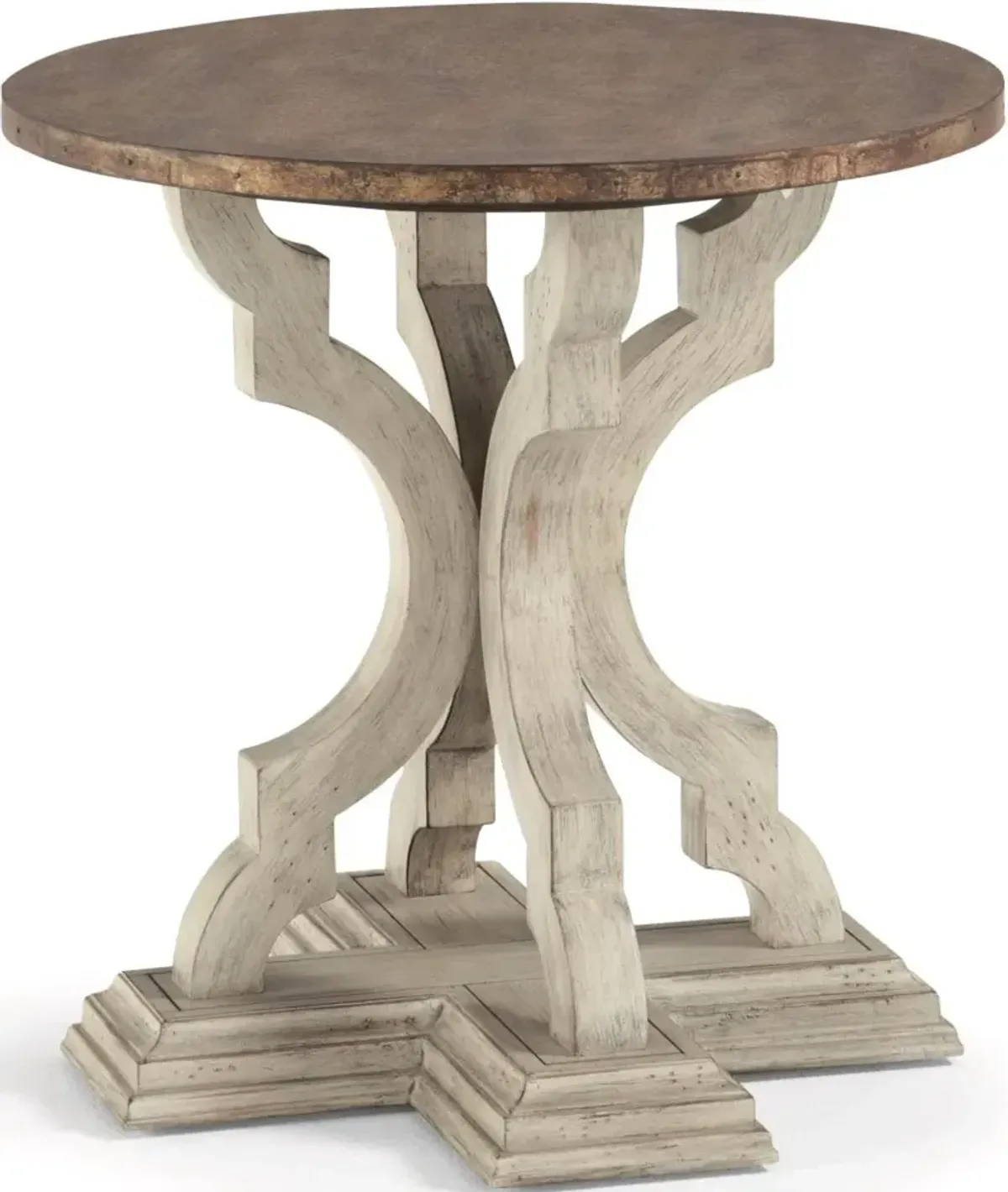 Flexsteel Estate Antiqued Lamp Table