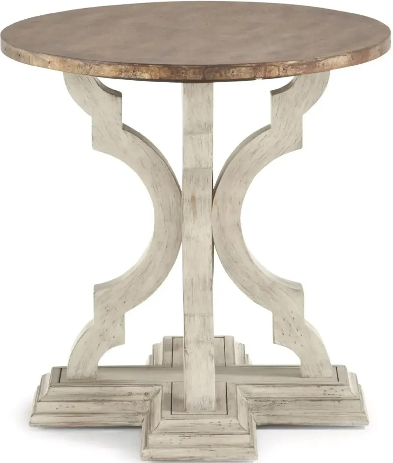 Flexsteel Estate Antiqued Lamp Table