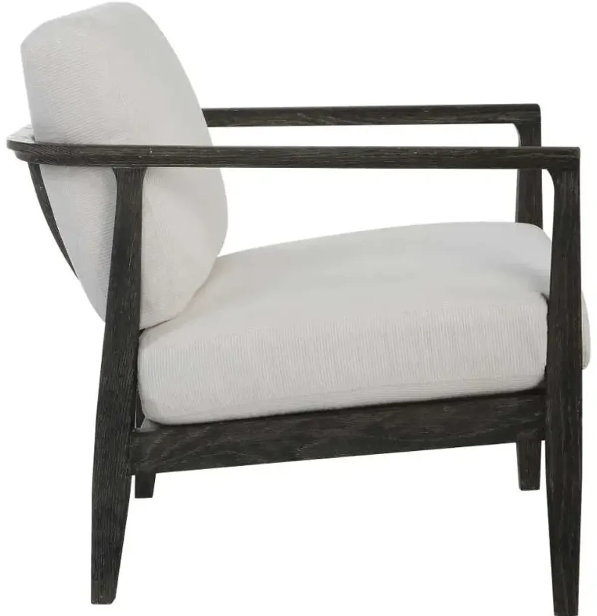 Uttermost Brunei Black/White Accent Chair