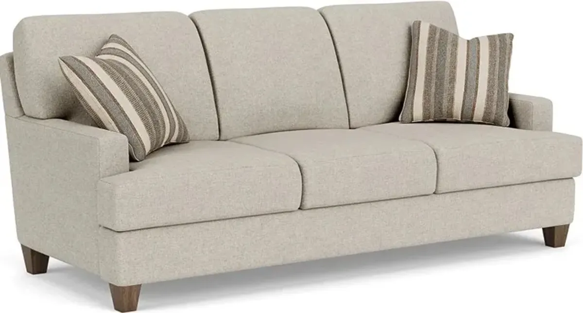 Flexsteel South Haven Contemporary Silver Driftwood Sofa