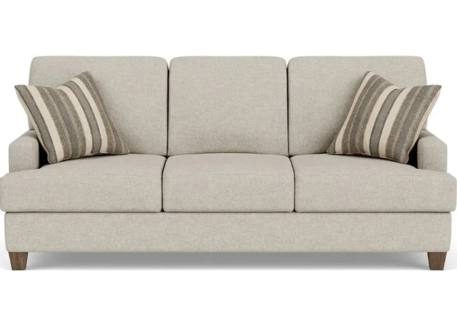 Flexsteel South Haven Contemporary Silver Driftwood Sofa