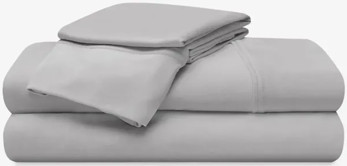 Bedgear Split King/Split California King Light Grey Ver Tex Sheet Set