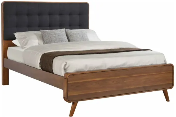 Coaster Robyn Wood King Panel Bed Dark Walnut