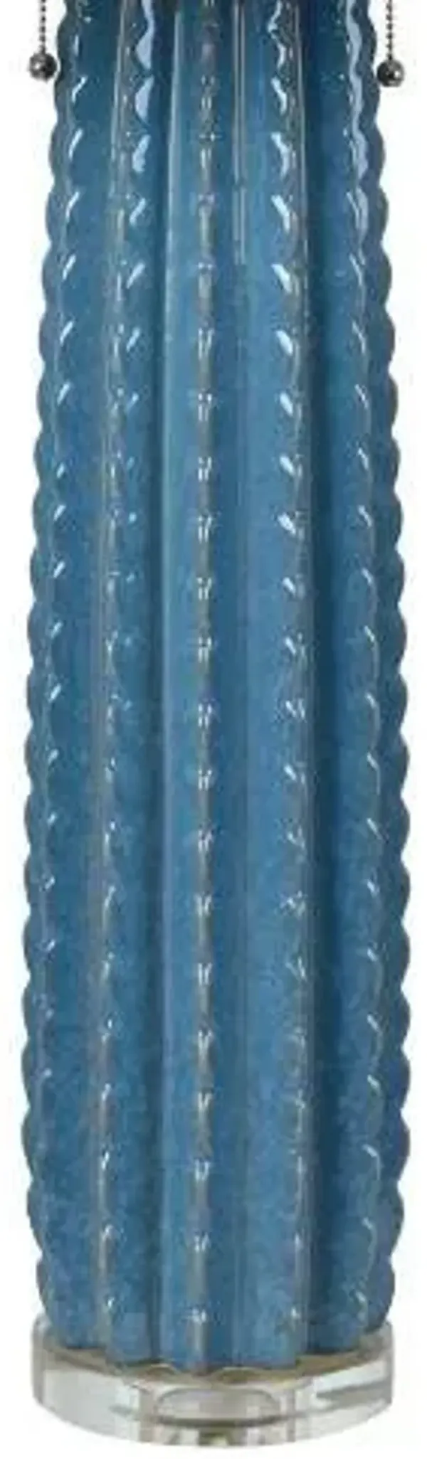 BALTIC BEIGE/BLUE TABLE LAMP